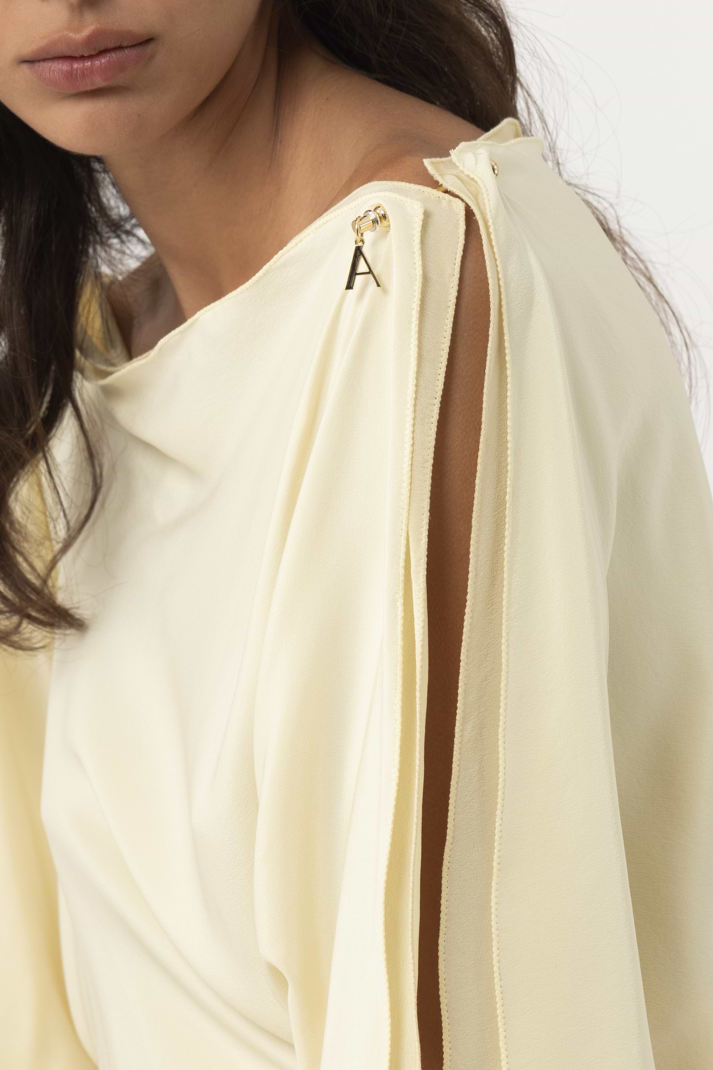 Asymmetric Silk Dress