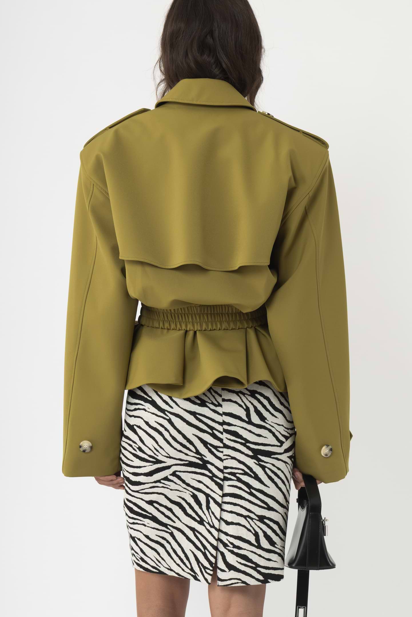 Cropped Frill Jacket