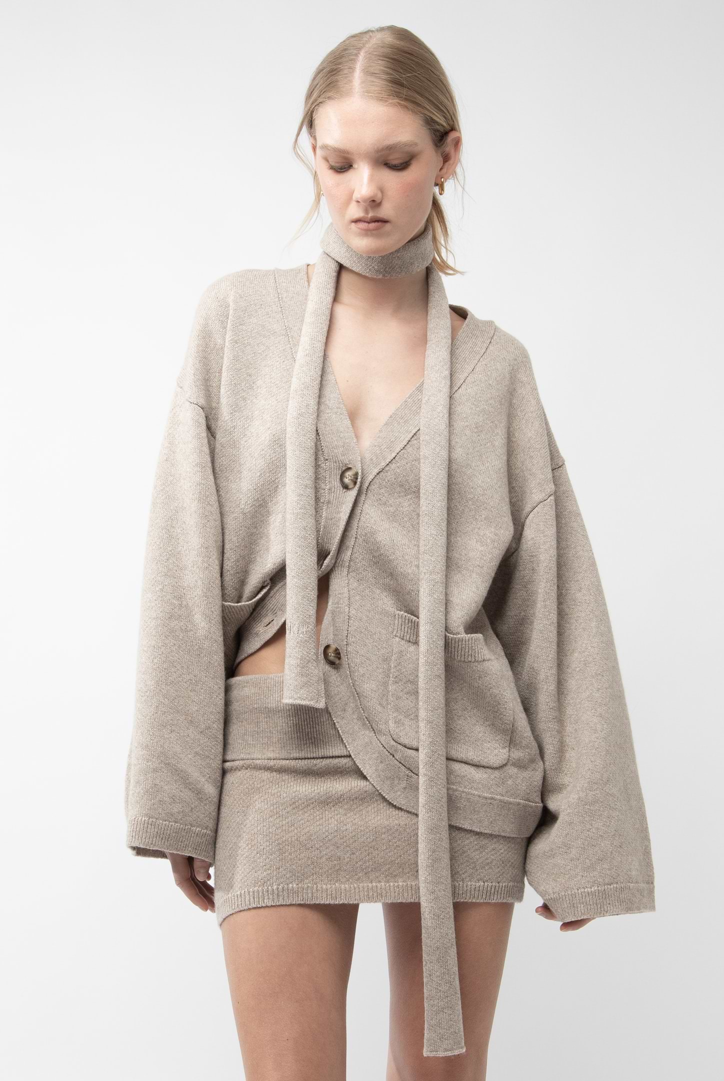 Lulu Button Cardigan - Arakii