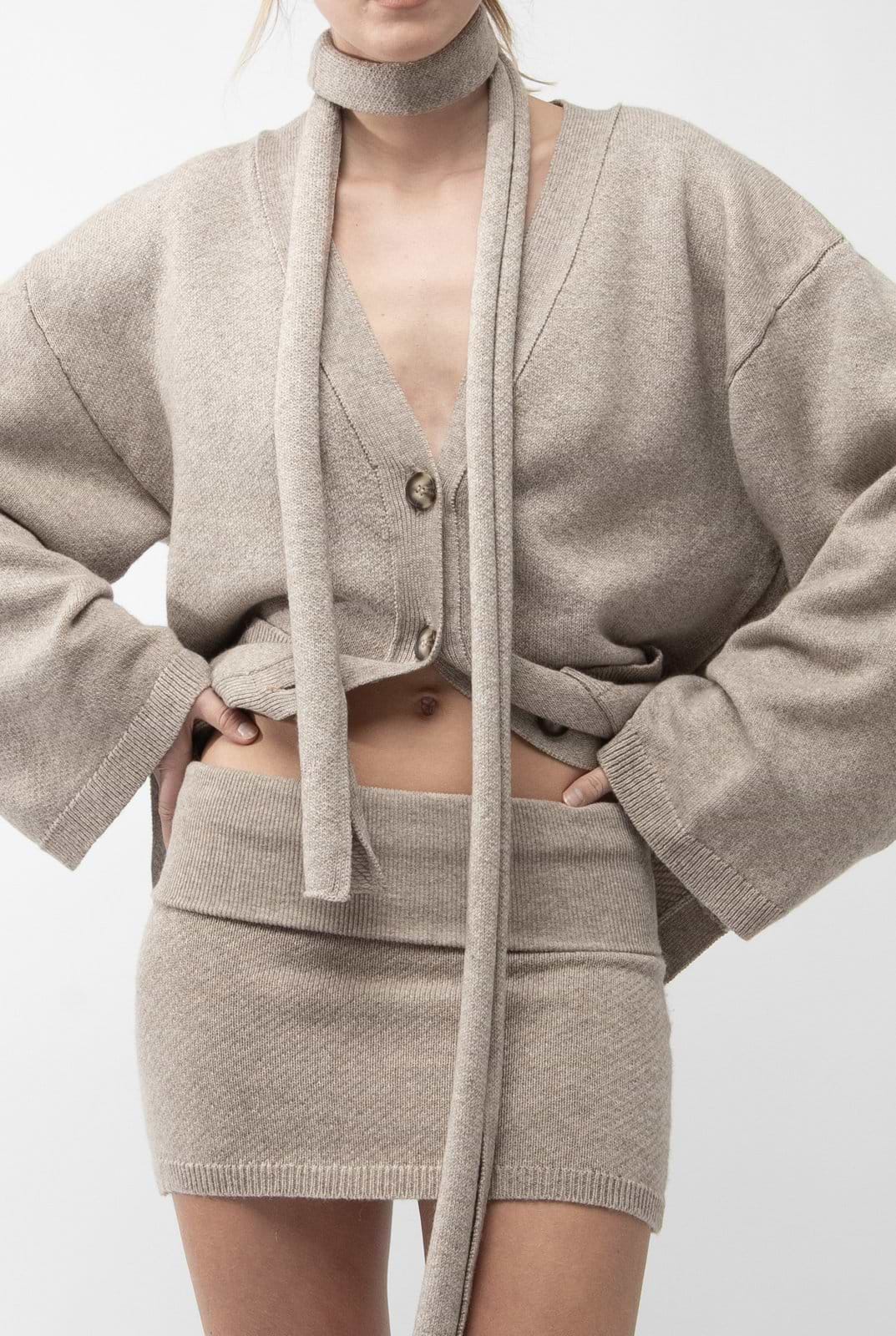 liten リテン Softy Skort サイズ2 グレー