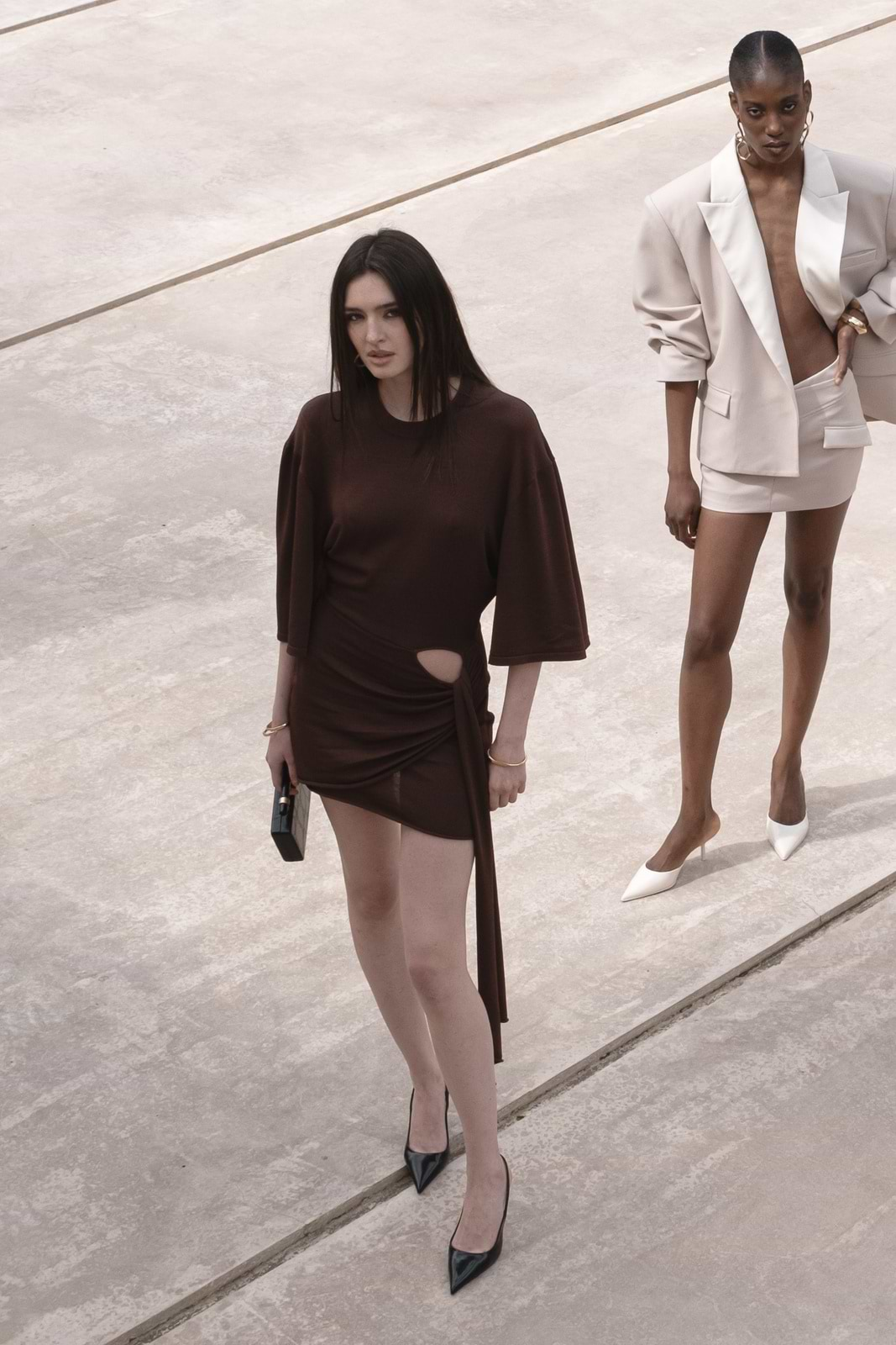 Drape T-shirt Dress