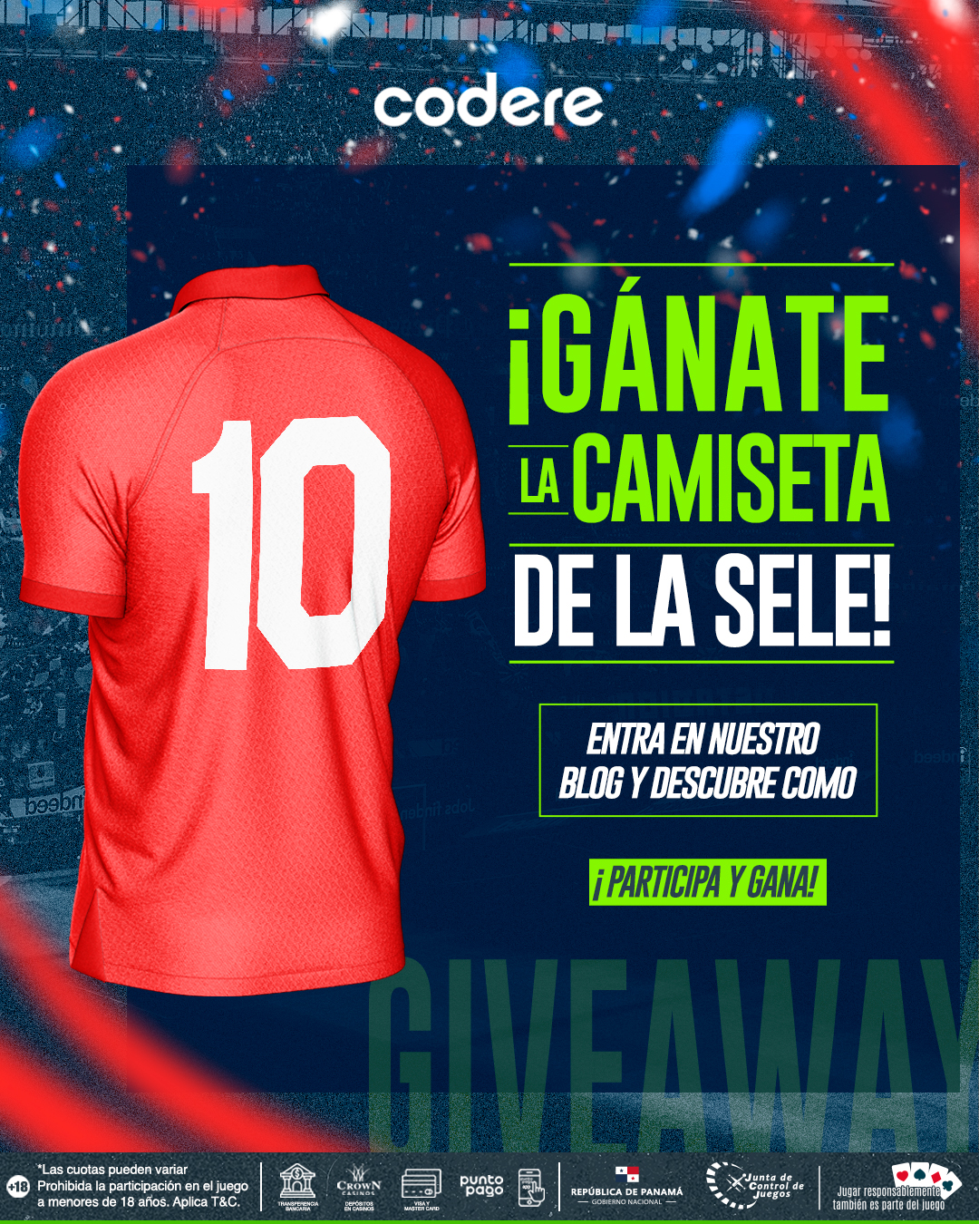 Gana la playera de la selección de panamá