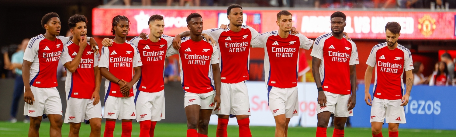 Alineación del Arsenal - Previo a aprtido 2025