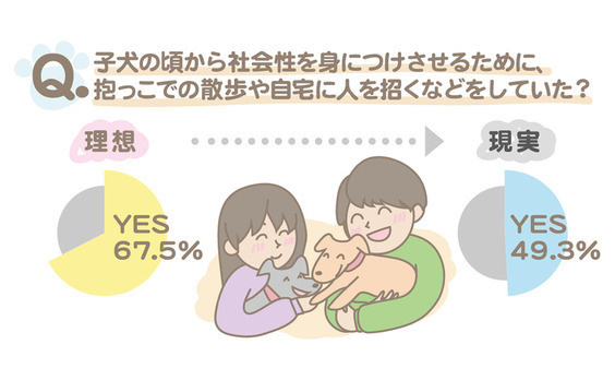 ペットも社会性が大事？飼い主の理想と現実を調査。