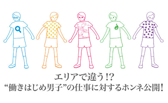 エリアで違う！？“働きはじめ男子”の仕事に対するホンネ公開！