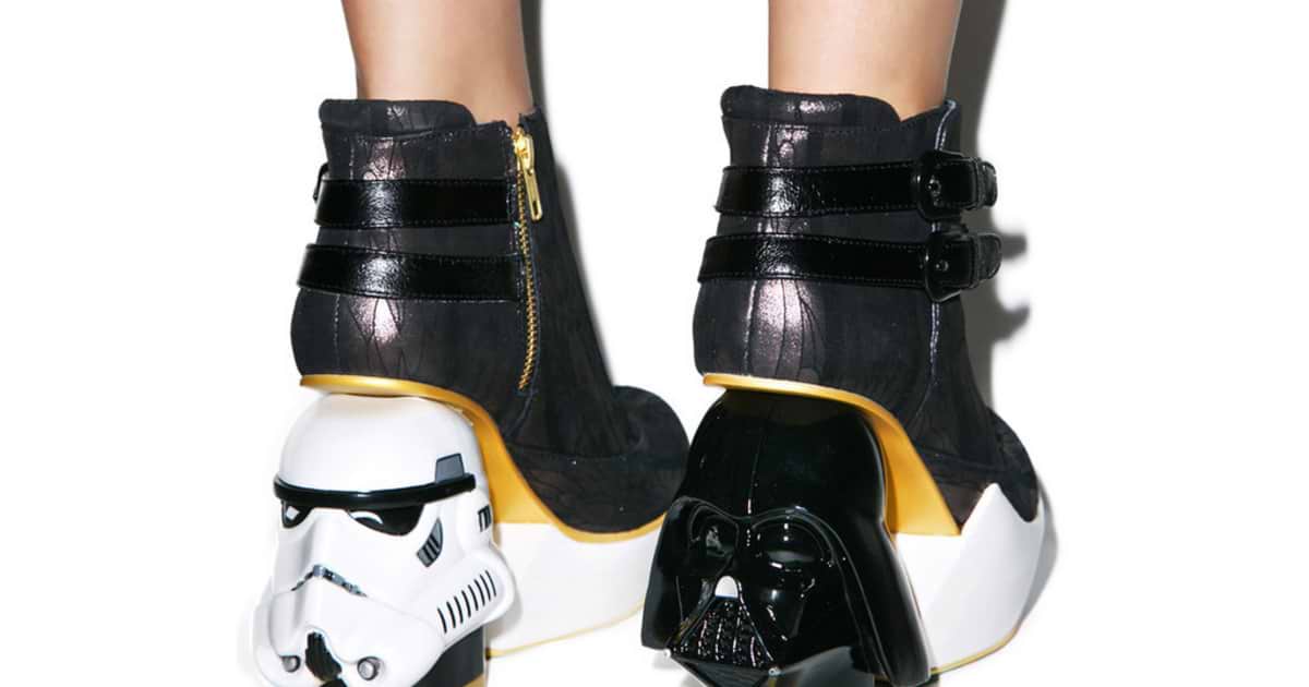 イレギュラーチョイス スターウォーズ R2D2 パンプス スター