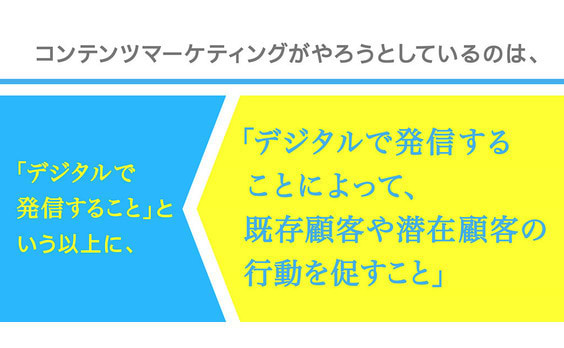 コンテンツは、課題をあぶり出してくれる