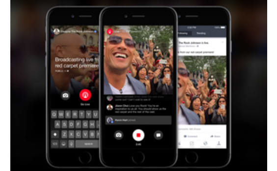 US発★Facebook セレブ対象にライブ配信機能をスタート　