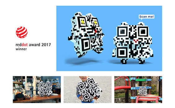 QRコードのキャラクター「Mr.QR」がドイツのプロダクトデザイン賞「red dot賞」を受賞