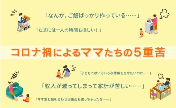 コロナ禍でママたちに降りかかった5重苦とは？