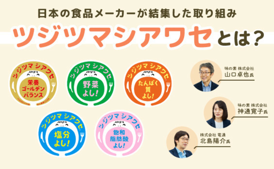 4つの栄養素＆食材でツジツマをあわせよう！食品業界が力を合わせる「ツジツマシアワセ」とは？ 