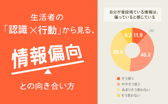 あなたの得た情報は「偏っている」？データで読み解く情報偏向への向き合い方
