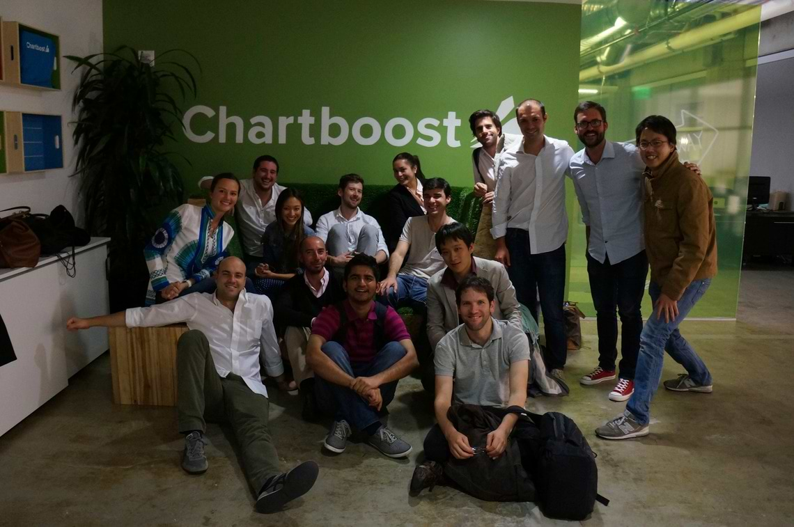 Chartboostでの集合写真Chartboostでの集合写真