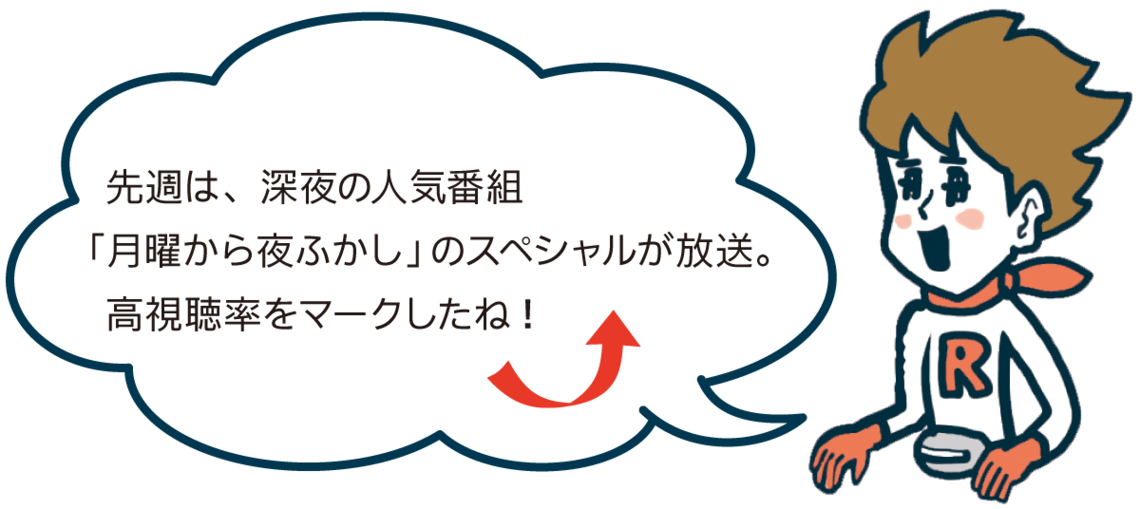 先週は、深夜の人気番組「月曜から夜ふかし」のスペシャルが放送。高視聴率をマークしたね!