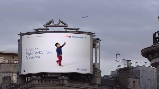 British Airways「 Look Up　キャンペーン」