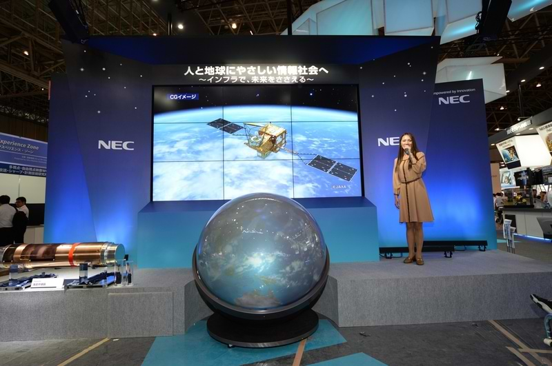 NEC:世界中で活用されている高度な技術力をステージで訴求