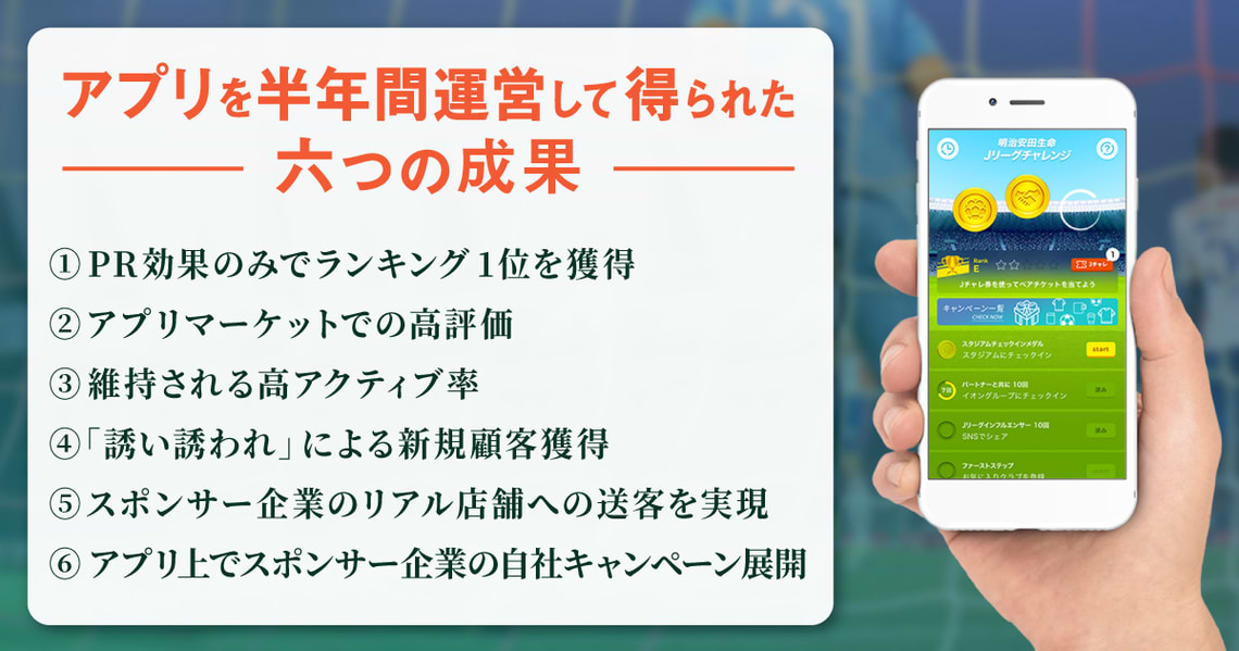 Jリーグ公式アプリを半年運営して得た六つの成果と二つの課題