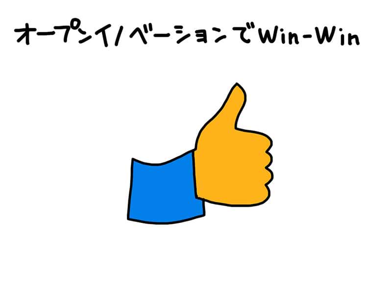 オープンイノベーションでWin-Win