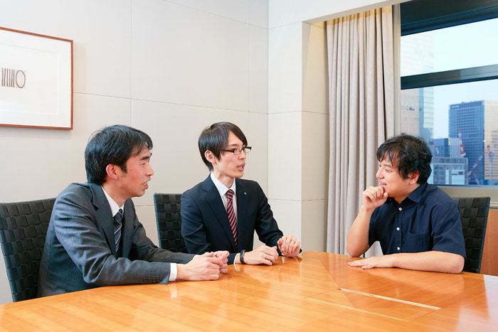 瀧川氏、相澤氏、高橋氏のスリーショット