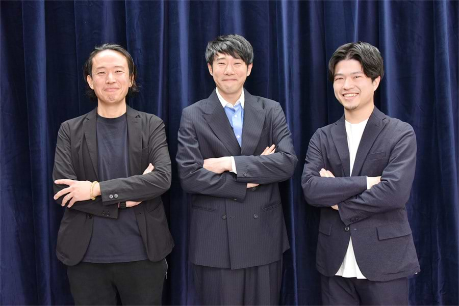 左から、川合紳二郎氏、藤井道人監督、北川公也氏