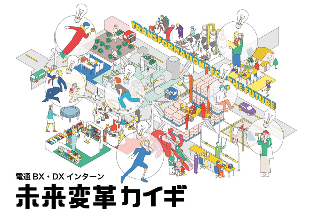 「電通BX・DXインターン 未来変革カイギ」