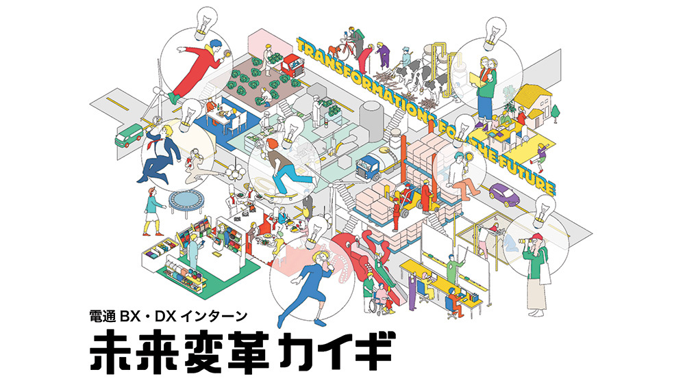 「電通BX・DXインターン 未来変革カイギ」