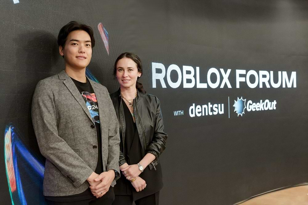 電通イノベーションイニシアティブ森岡秀輔氏、Roblox Justine Higueras氏