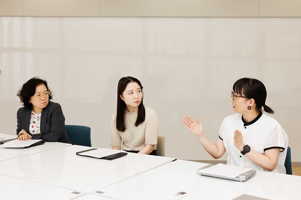キッコーマン 中島みどり氏、J-オイルミルズ 髙倉安佑子氏、味の素 小山仁見氏