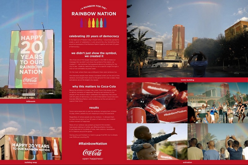 Coca-Cola「A RAINBOW FOR THE RAINBOW NATION」