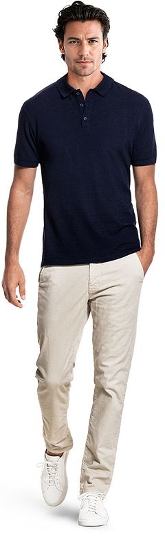 Blue Label Polo Pique Navy Blue