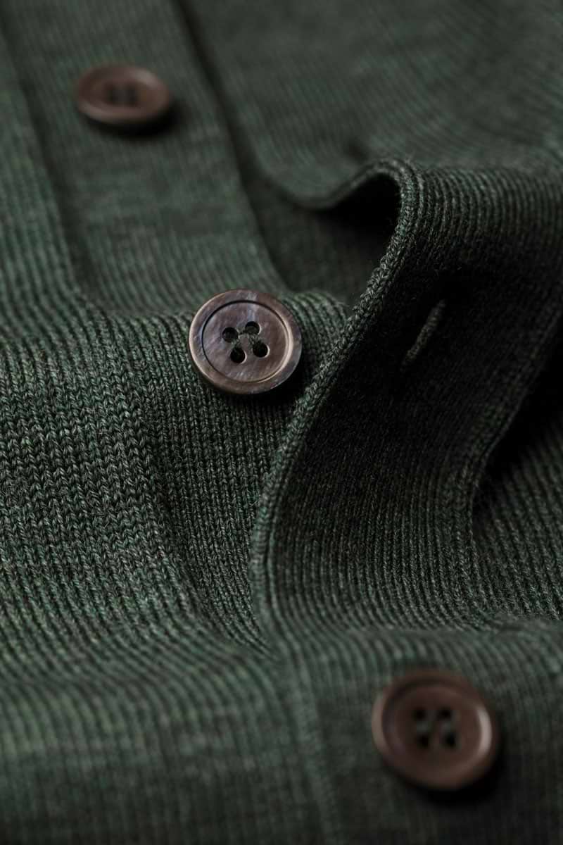 Vest Button 3D British Green