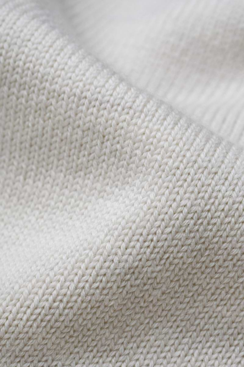 Col Neck Wool White