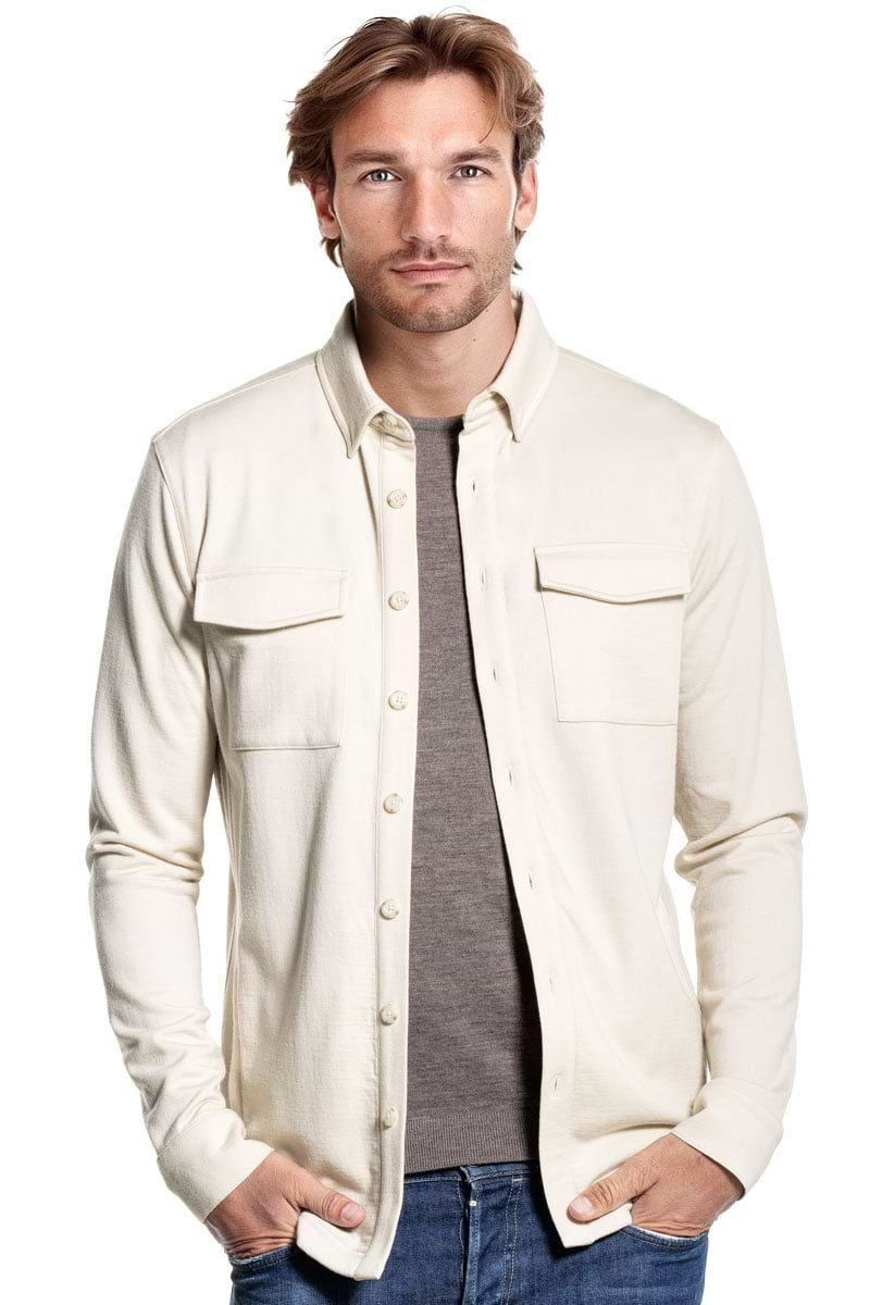 Joe Overshirt Pockets Sand Dune