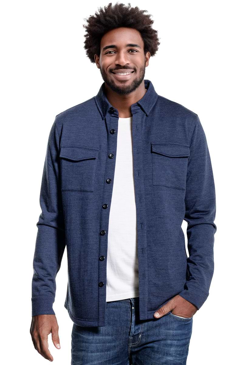 Joe Overshirt Pockets Summernight Navy