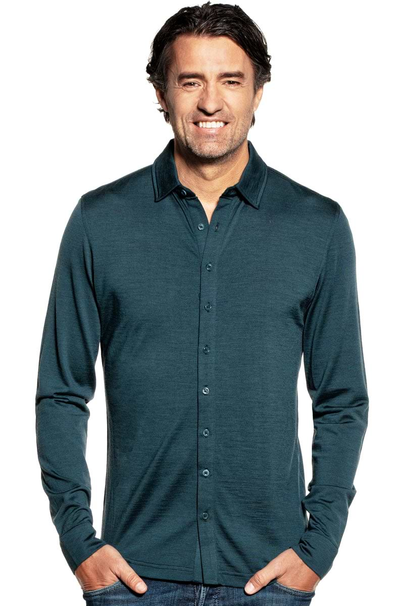 Joe Shirt Button Up Proud Peacock