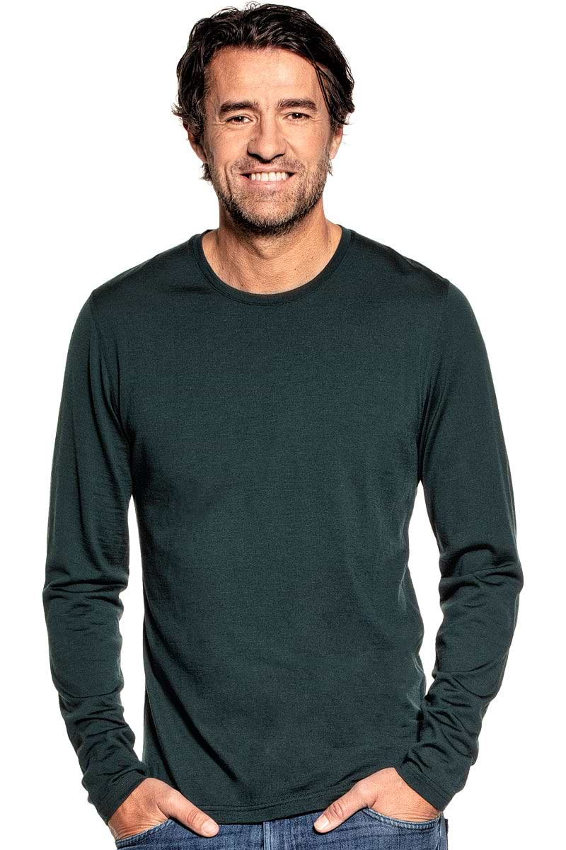 Shirt Long Sleeve Dark Green