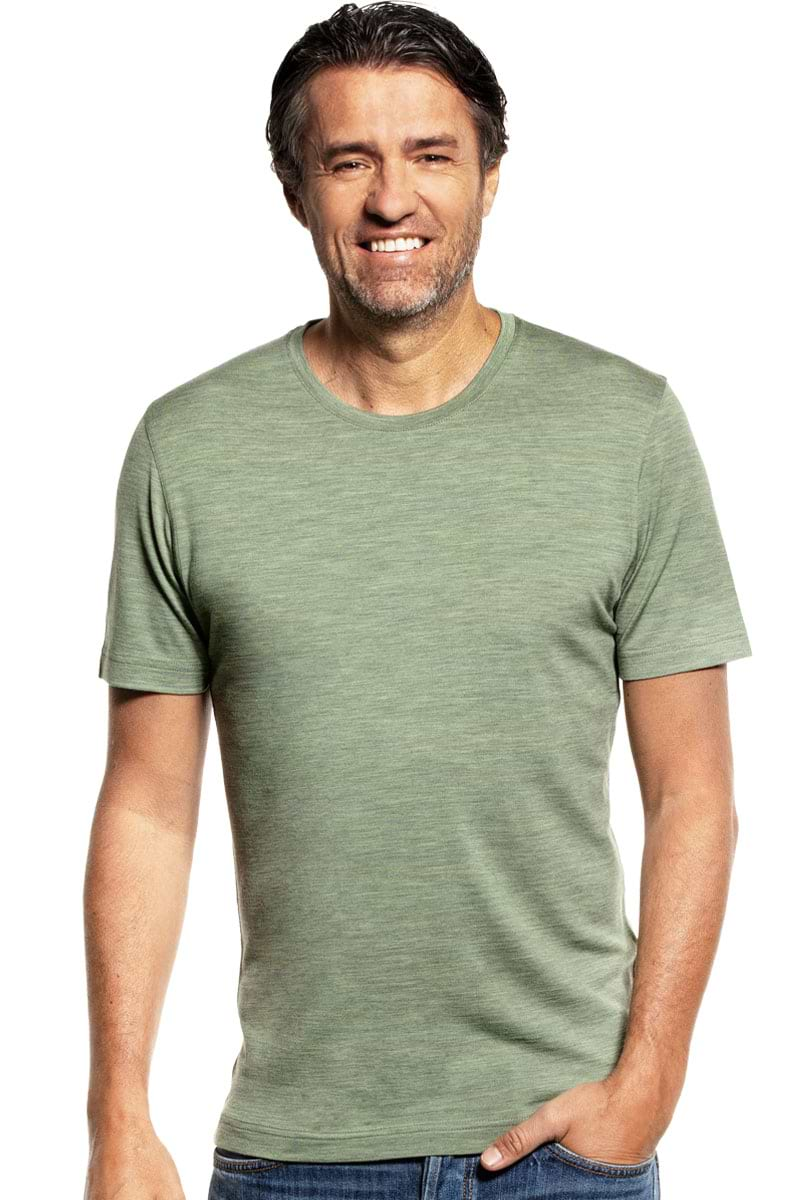 Joe Shirt Round Neck Agave Green 