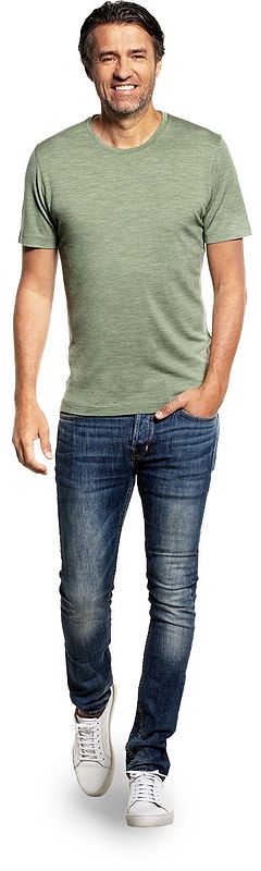 Joe Shirt Round Neck Agave Green 