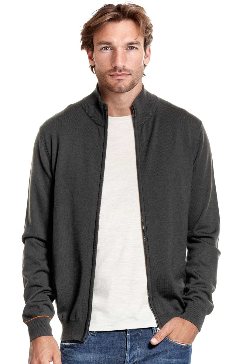 Joe Cardigan 2-Way Zip Bold Eagle