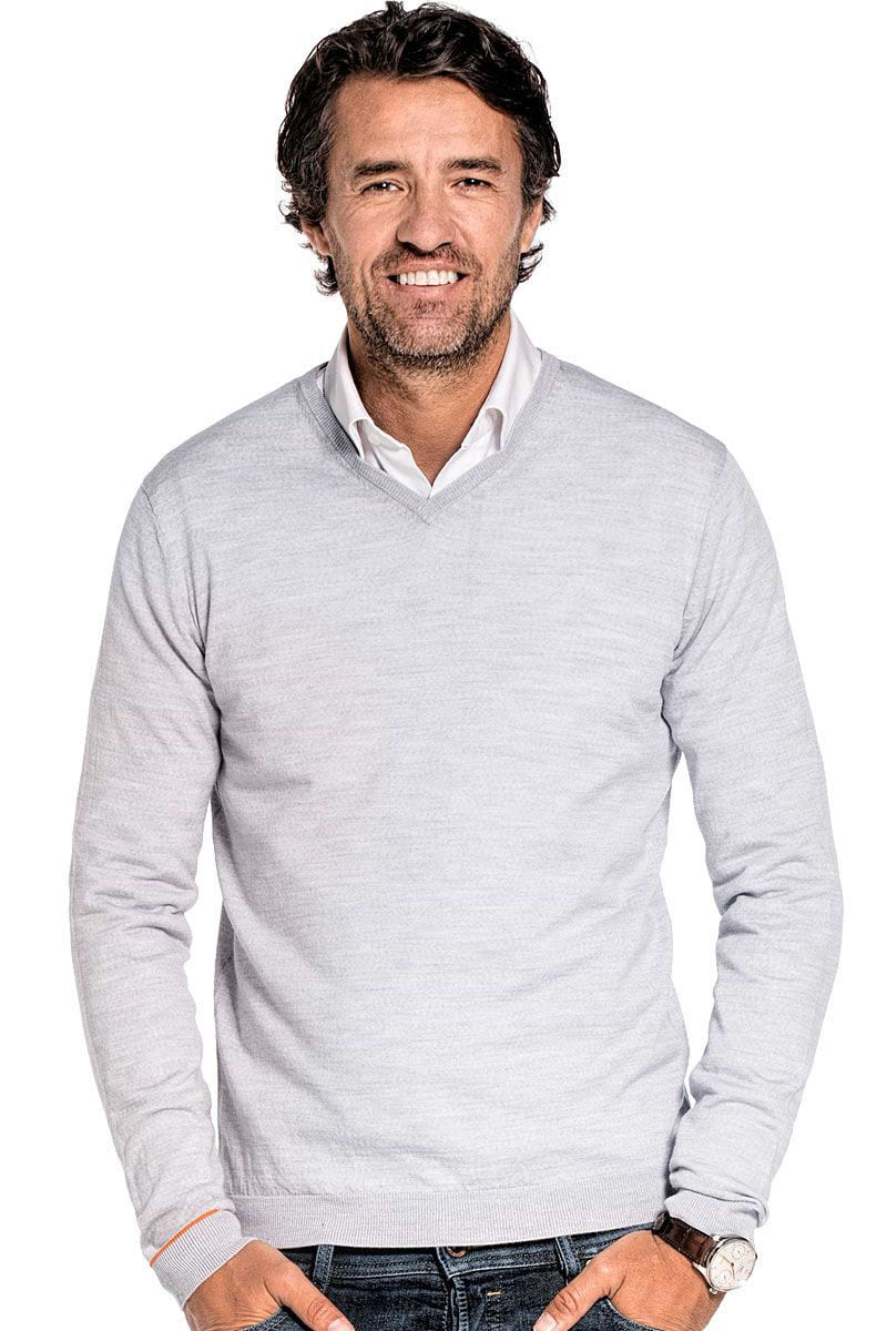 Joe V-neck Dusty Grey