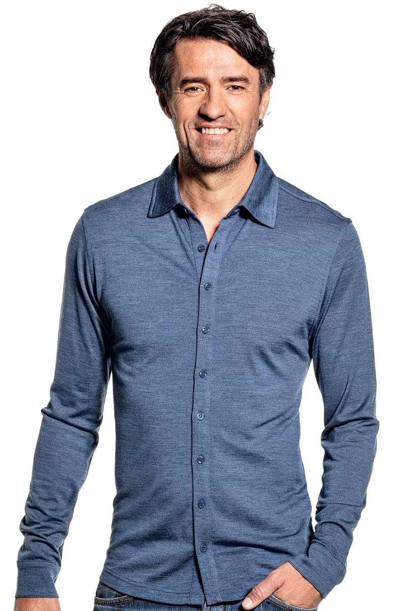 Joe Shirt Button Up Jeans Blue