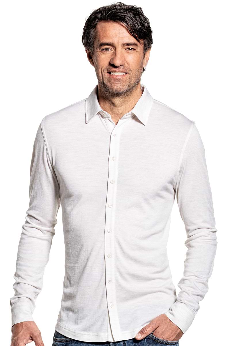 Joe Shirt Button Up Sand White