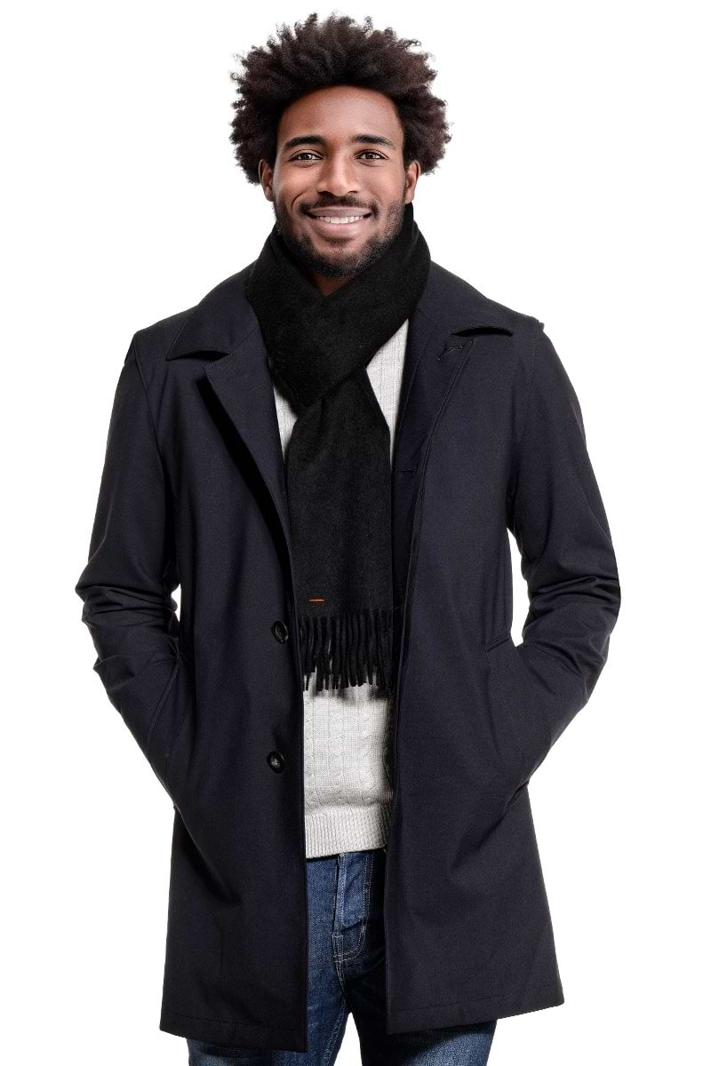 Classic Scarf Deep Black