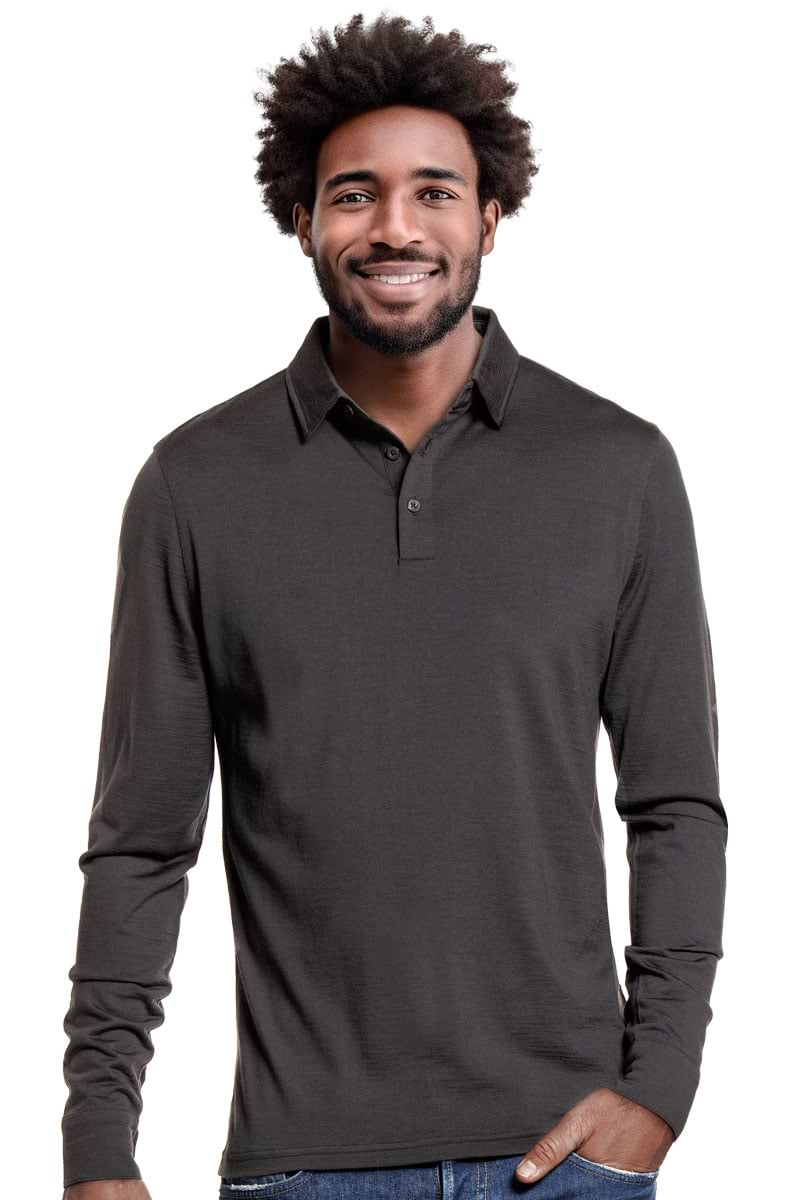 Shirt Polo Long Sleeve Bold Eagle