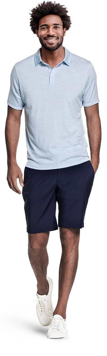 Joe Shirt Polo Short Sleeve Blue Argentina