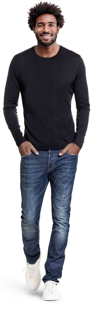 Shirt Long Sleeve Very Dark Navy