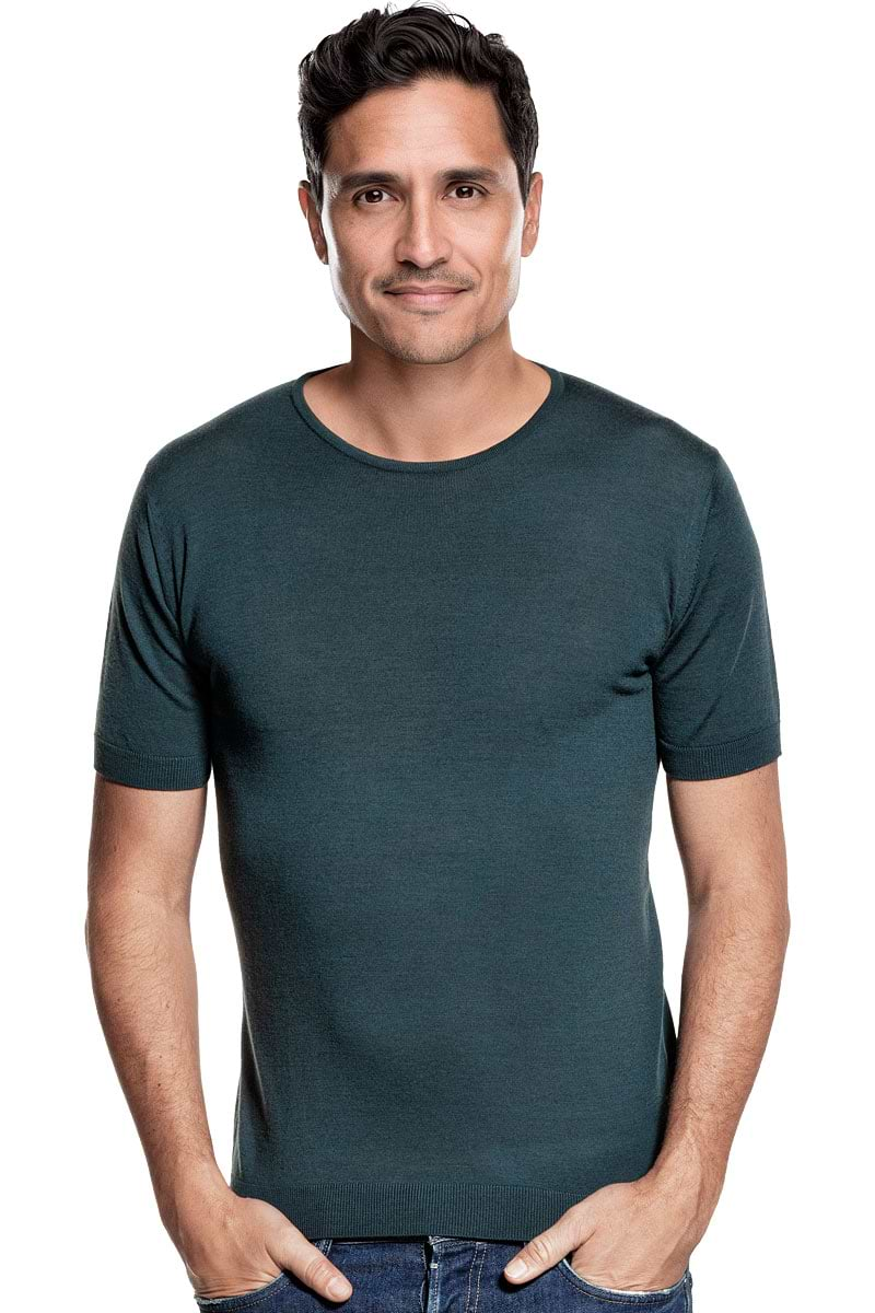 Joe Riva Crew Short Sleeve Proud Peacock