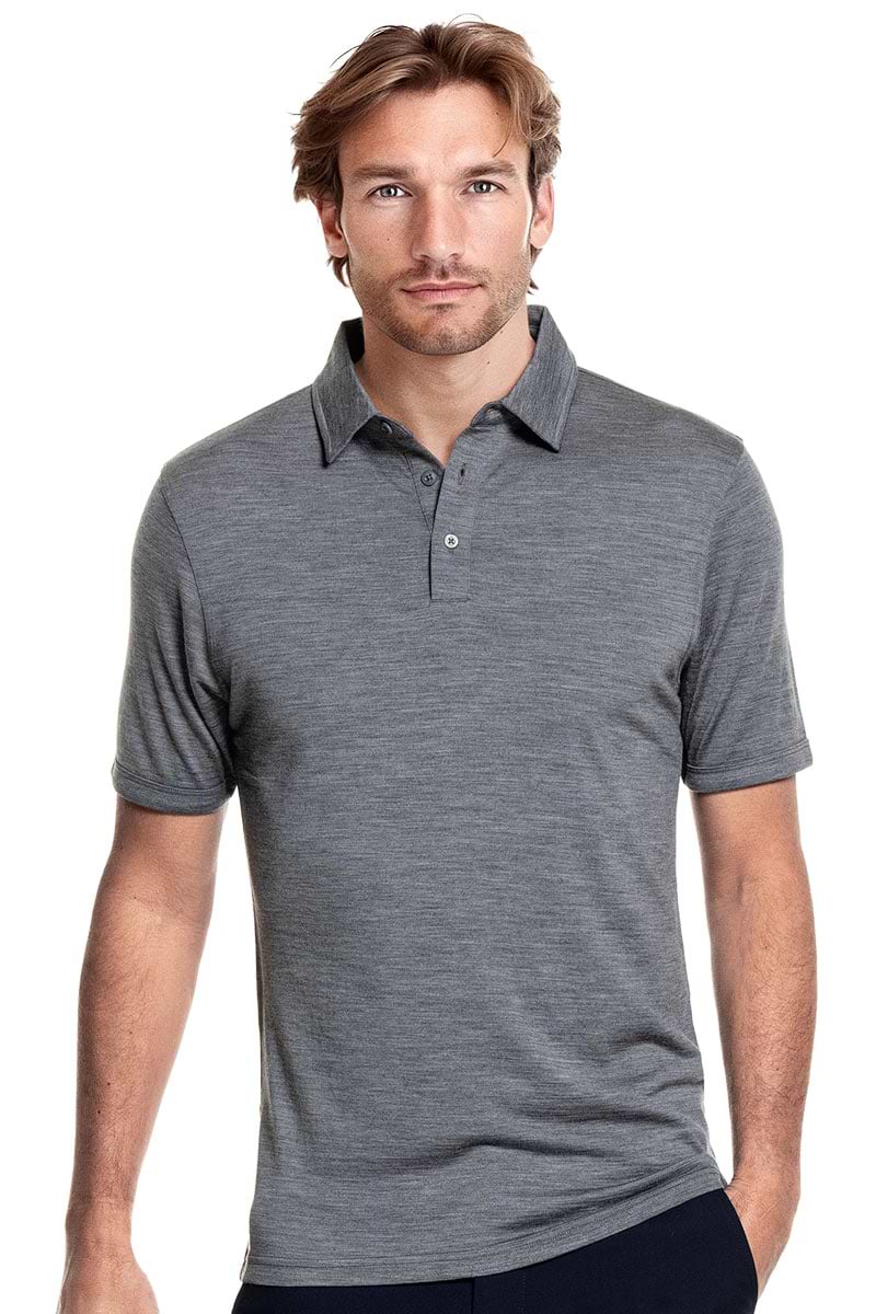 Joe Shirt Polo Short Sleeve Harvard Grey