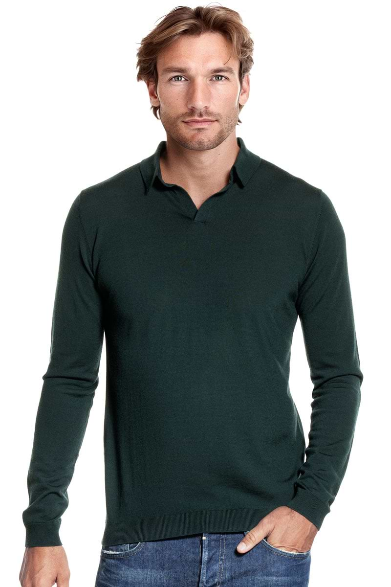 Riva Long Sleeve Very Dark Green