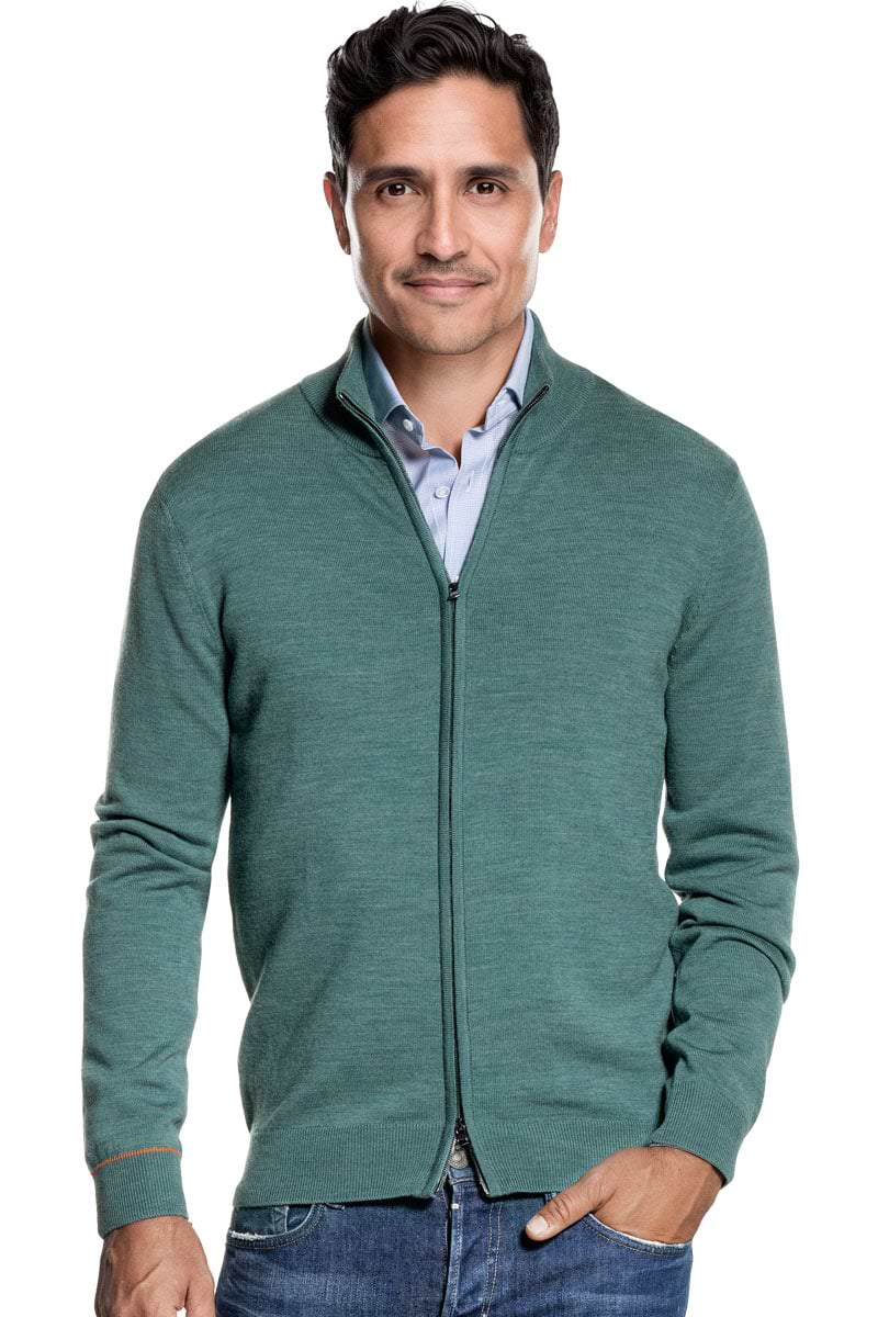 Joe Cardigan 2-Way Zip Cloud Forest